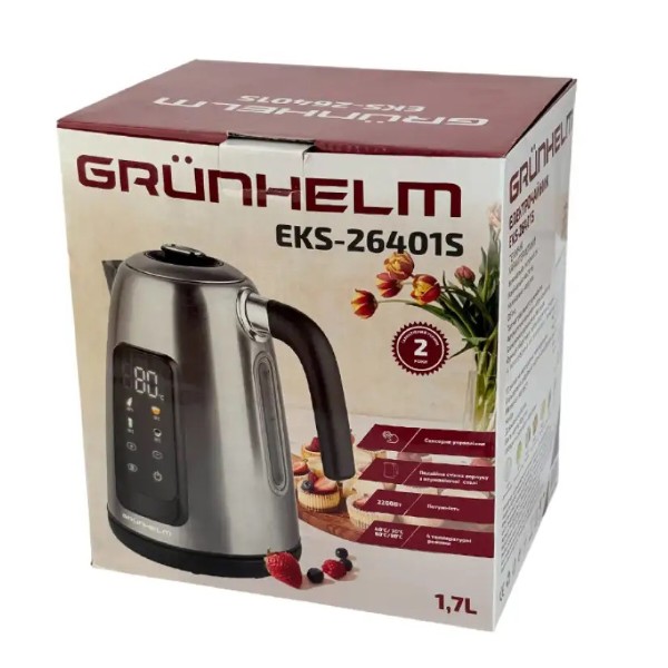 Фото - Электрический чайник Grunhelm EKS-26401S